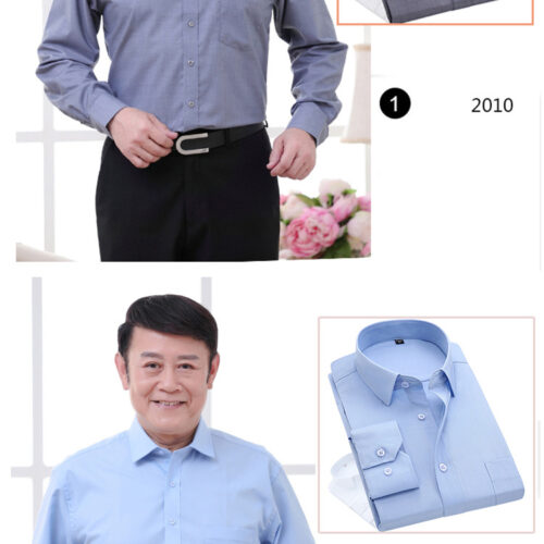 ÁO SƠ MI TAY DÀI NAM U40 U50 U60 TS491-3