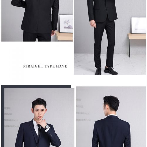 COMBO ÁO VEST GHI LÊ QUẦN TÂY NAM ĐEN