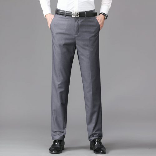 COMBO ÁO VEST GHI LÊ QUẦN TÂY NAM XÁM