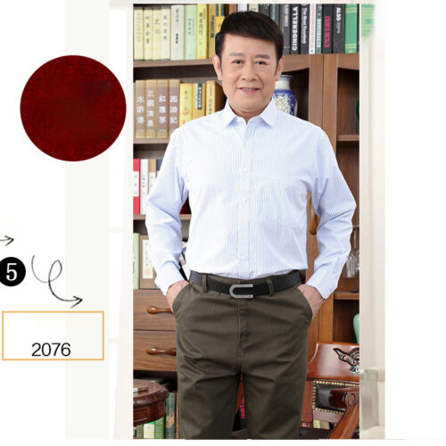 ÁO SƠ MI TAY DÀI NAM U40 U50 U60 TS491-3