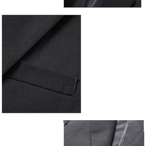 COMBO ÁO VEST GHI LÊ QUẦN TÂY NAM ĐEN