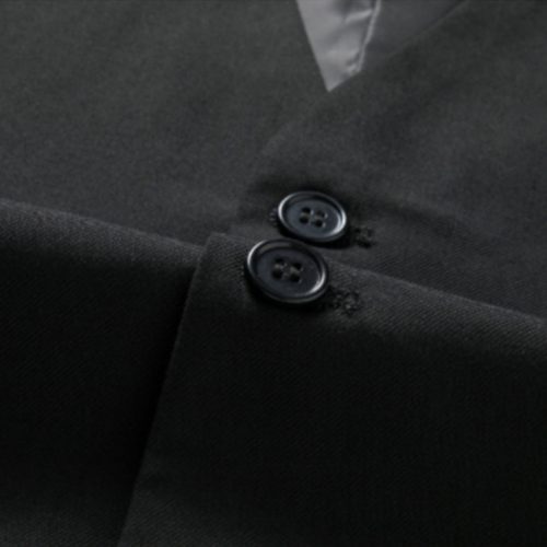 COMBO ÁO VEST GHI LÊ QUẦN TÂY NAM ĐEN
