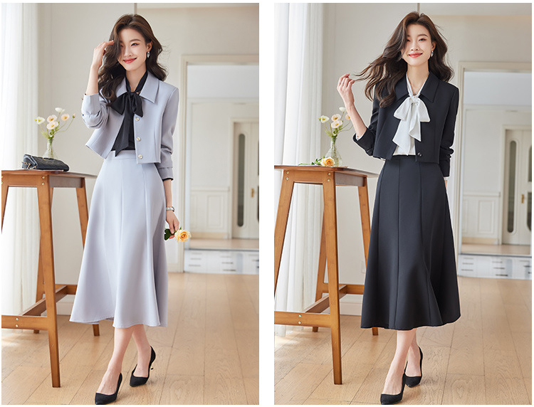 Combo chân váy áo vest nữ