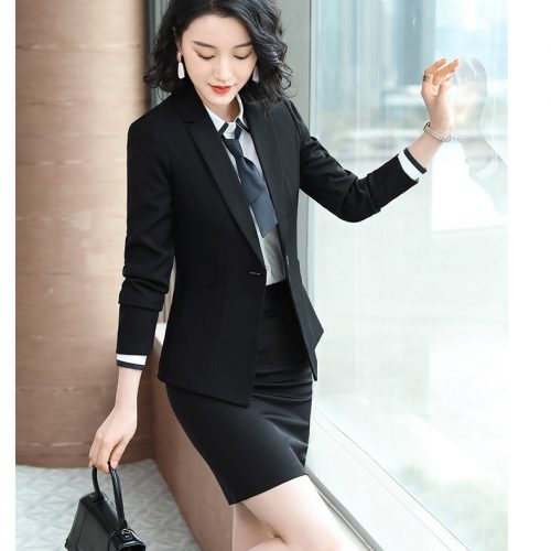 COMBO ÁO VEST VÀ CHÂN VÁY NỮ TSN004-BỘ-VÁY-ĐEN