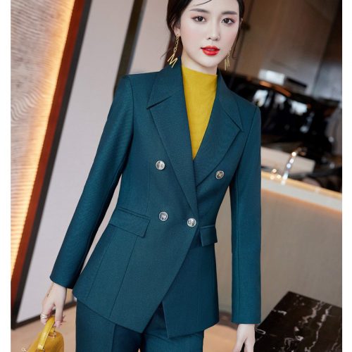 ÁO VEST NỮ TSN028-ÁO XANH ĐẬM