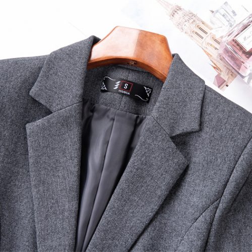 COMBO CHÂN VÁY ÁO VEST NỮ TSN016-ÁO KHOÁC XÁM + VÁY 082