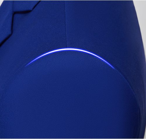 ÁO VEST NAM 1 NÚT TS592-TRỜI XANH
