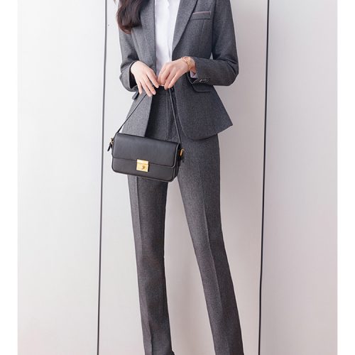 BỘ QUẦN ÁO VEST NỮ TSN006-BỘ-VEST-XÁM