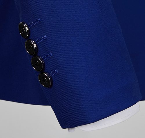 ÁO VEST NAM 1 NÚT TS592-TRỜI XANH
