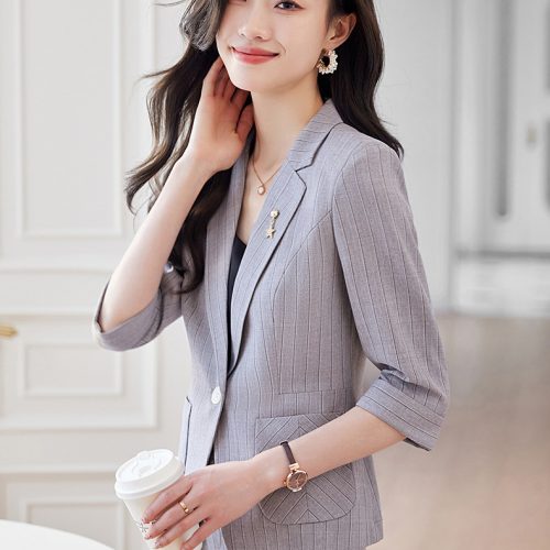 COMBO QUẦN ÁO VEST NỮ TSN042-ÁO KHOÁC + QUẦN XÁM NHẠT