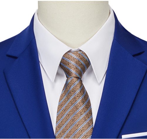 Bộ Vest Nam Công Sở, Bộ Vest Chú Rể, Bộ Vest Phụ Rể vải chuyên dụng cao cấp dày vừa ít nhăn TS718 Màu xanh da trời