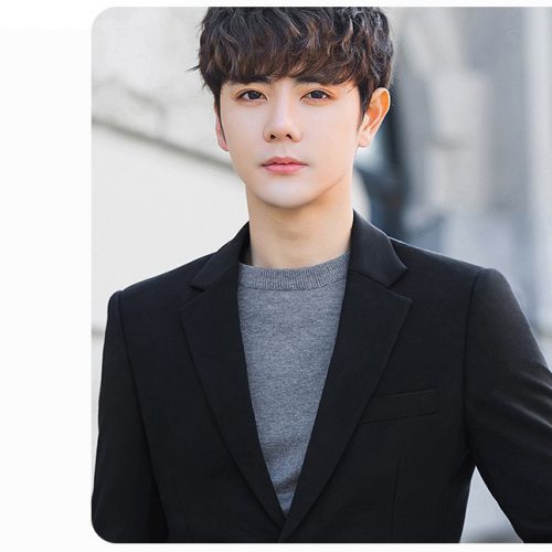 ÁO VEST NAM CAO CẤP TS534-XANH KHÓI