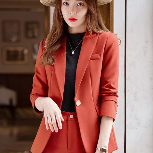 ÁO VEST NỮ TSN043-ÁO VEST ĐỎ CAM