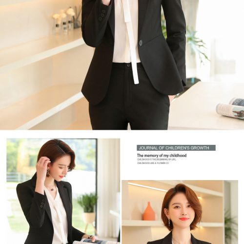 COMBO QUẦN ÁO VEST NỮ TSN044-ÁO KHOÁC + QUẦN ĐEN