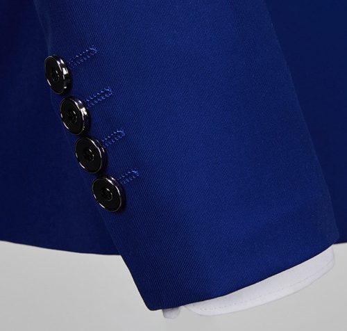 Bộ Vest Nam Công Sở, Bộ Vest Chú Rể, Bộ Vest Phụ Rể vải chuyên dụng cao cấp dày vừa ít nhăn TS718 Màu xanh da trời