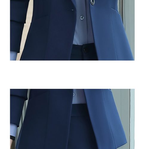 BỘ VEST XANH NAVY + QUẦN TÂY + ÁO SƠ MI XANH TSN004