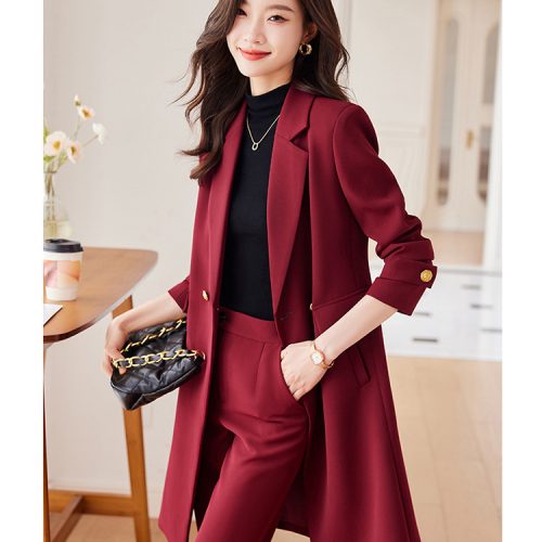 ÁO MĂNG TÔ NỮ TSN010-ÁO-KHOÁC-MÀU-ĐỎ-TÍA
