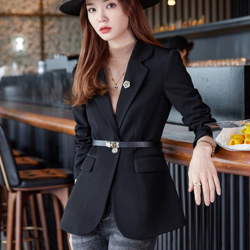 ÁO VEST NỮ TSN012-NÂU (BỘ ĐỒ) + THẮT LƯNG