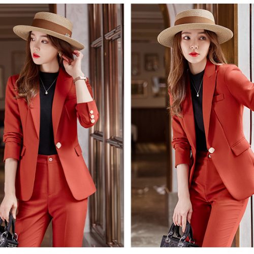 ÁO VEST NỮ TSN043-ÁO VEST ĐỎ CAM