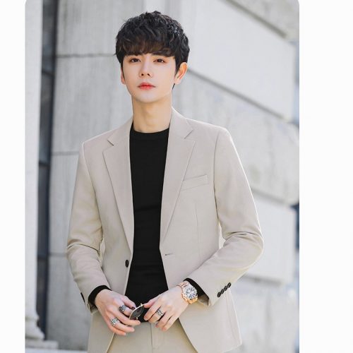 ÁO VEST NAM CAO CẤP TS534-XANH KHÓI