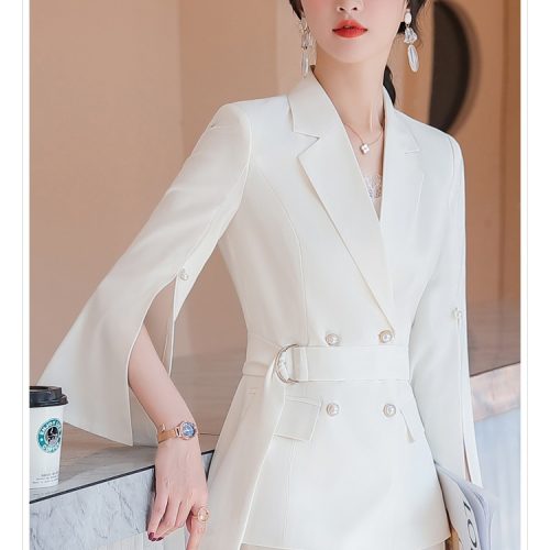 ÁO BLAZER NỮ TSN014-VEST-TRẮNG