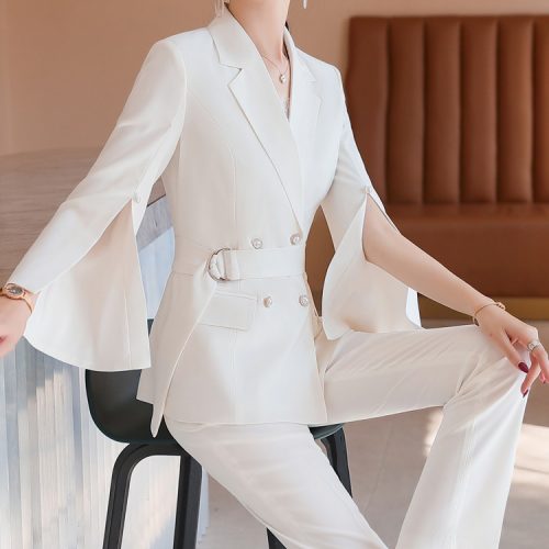 ÁO BLAZER NỮ TSN014-VEST-TRẮNG