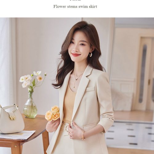 ÁO VEST NỮ TSN030-ÁO BE