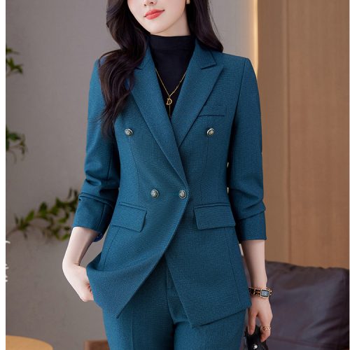 ÁO VEST NỮ TSN034-ÁO VEST XANH