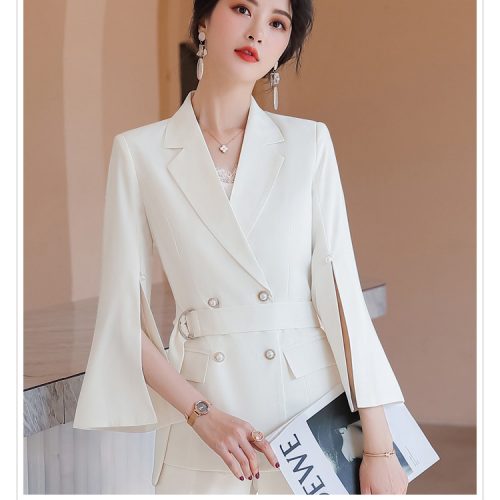 ÁO BLAZER NỮ TSN014-VEST-TRẮNG
