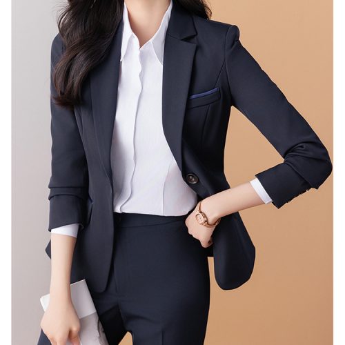 BỘ QUẦN ÁO VEST NỮ TSN006-BỘ VEST XANH