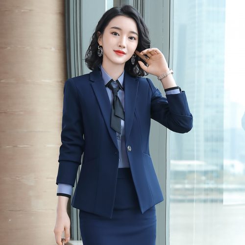 BỘ VEST XANH NAVY + QUẦN TÂY + ÁO SƠ MI XANH TSN004
