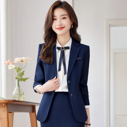 BỘ CHÂN VÁY ÁO VEST NỮ TSN011-ÁO VÁY XANH