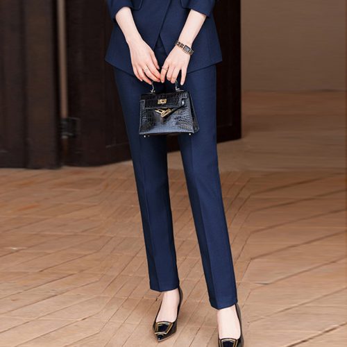 BỘ QUẦN ÁO VEST NỮ TSN034-BỘ-XANH