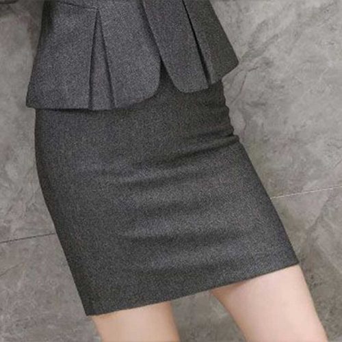 COMBO ÁO VEST+SƠ MI+VÁY NỮ TSN003-XÁM