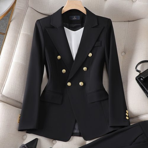 BỘ CHÂN VÁY ÁO VEST NỮ TSN039-ÁO KHOÁC + VÁY ĐEN
