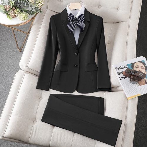 BỘ QUẦN ÁO VEST NỮ TSN002-BỘ VEST QUẦN ĐEN