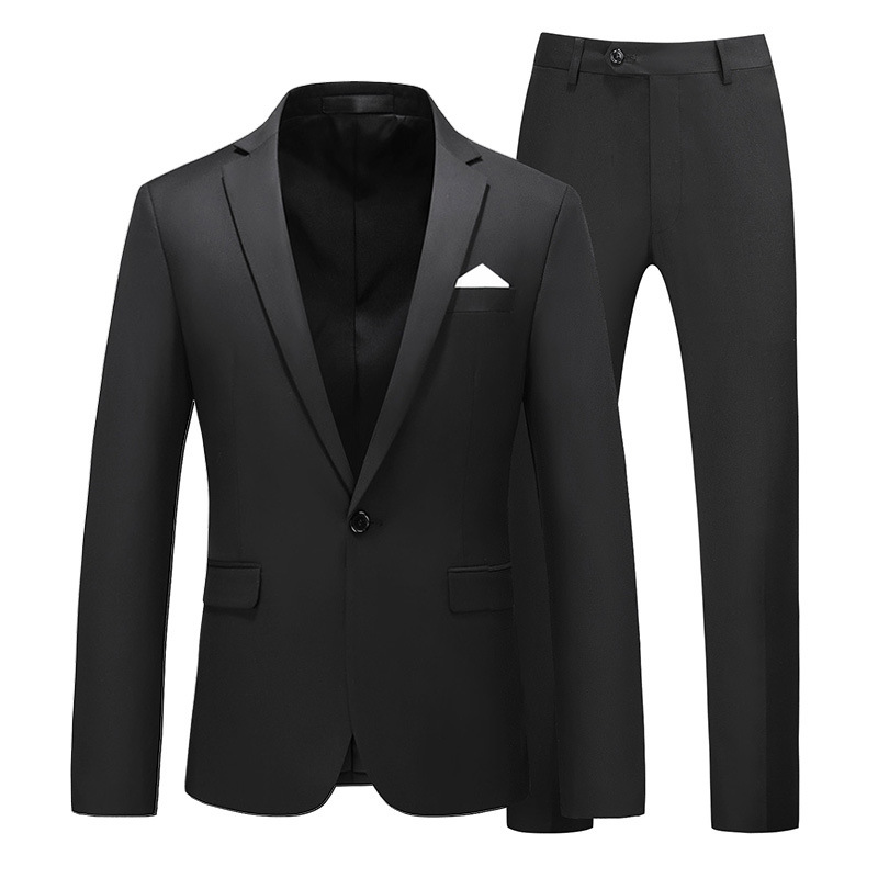 Bộ quần áo vest nam đen