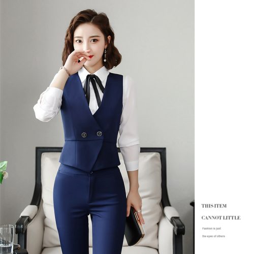 BỘ GHI LÊ VÀ QUẦN TÂY NỮ TỪ S ĐẾN 7XL TSN038-BỘ-GILE+QUẦN-XANH