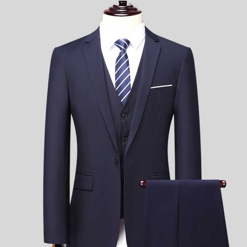 Quần áo vest nam xanh đen