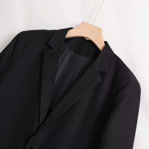 ÁO VEST NAM MÀU ĐEN TS556D