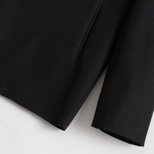 ÁO VEST NAM MÀU ĐEN TS556D